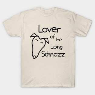 Greyhound/whippet Lover Black T-Shirt